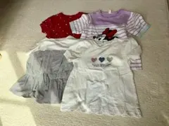 女の子用 プリントTシャツ 4枚セット apres les cours