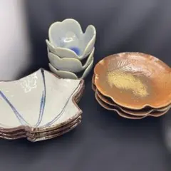 【未使用】業務用和食器 4種類セット 美濃焼・ノリタケ 長皿・角皿・盛皿・銘々皿 未使用】業務用和食器 4種類セット 美濃焼・ノリタケ 長皿・角皿・盛皿