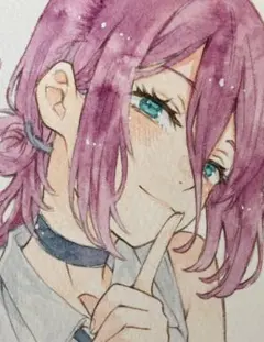 ☆手描きイラスト☆チェンソーマン☆レゼ☆直筆１点物