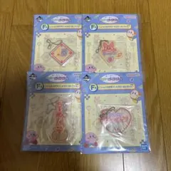 星のカービィ ぷぷぷらあめん 一番くじ ラバーセレクション　4つ