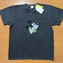 新品未使用6 ROKU MICKEY Tシャツ ミッキー ダメージ加工 Sのサムネイル