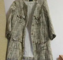 DEUXIÈME CLASSE ノーカラージャケット ベージュ系のサムネイル
