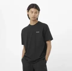 サロモン SALOMON Logo Tシャツ 黒 S