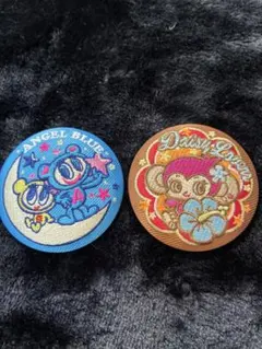 ナルミヤキャラクターズ Daisy Lovers 刺繍缶バッジ 2点セット
