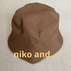 niko and... オリジナルオックスバケットハット ブラウン