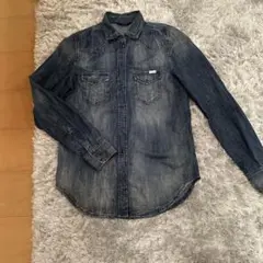 ディーゼル デニムシャツ ビンテージ加工
