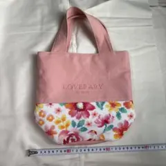 LOVERARY BY FEILER トートバッグ ピンク 花柄のサムネイル