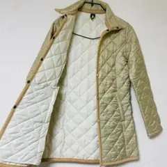 ラベンハム　【イギリス製】　キルティングコート　ベージュ