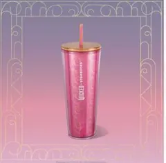 スタバ　アメリカ　Wicked Starbucks タンブラー ピンク　限定品