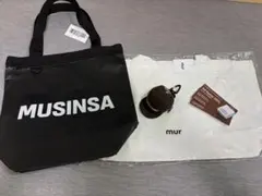 MUSINSA 来場特典 murエコバッグ 帽子キーホルダー 限定クーポン付
