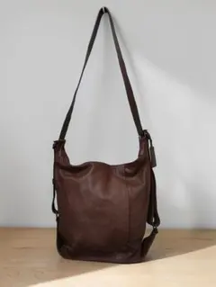 マザーハウス yozora ヨゾラ 2WAY ショルダーバッグ リュック 茶のサムネイル