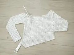 Heather♡新品タグ付き ドット柄長袖トップスのサムネイル