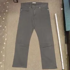 グレー チノパン ウエスト