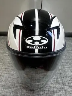 Kabuto ジェットヘルメット ホワイト Lサイズ　中古 Kabuto ジェットヘルメット ホワイト Lサイズ 中古 - メルカリ