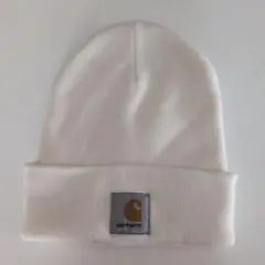 Carhartt ホワイト ニット帽