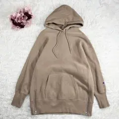 【希少】チャンピオン リバースウィーブ 70s 復刻 目無 無地 青単 パーカー