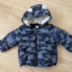 baby GAP 迷彩柄くま耳ダウンジャケット12-18M 80cm