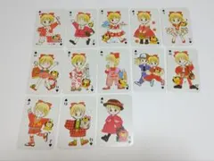 りぼん付録 おしゃれアイドル4人+こいつら3人のカラーファッショントランプ 姫子