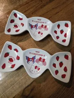 サンリオキャラクターズ リボン型皿 2枚セット