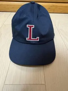 LACOSTE ネイビー キャップ L刺繍