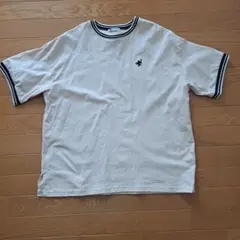 JaVa 半袖 Tシャツ アイボリー リンガーネック