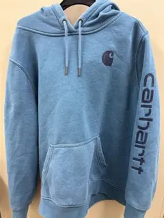Carhartt 水色 パーカー フード付き