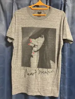 土岐麻子 HEART BREAKIN' グレー Tシャツ L