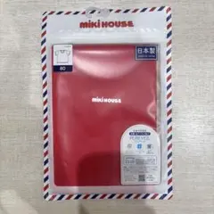 【新品】ミキハウス miki HOUSE ロゴ半袖Tシャツ　赤　80cm