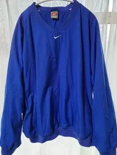 Nike　 TEAM 　ナイロンジャケット　 青　Lサイズ