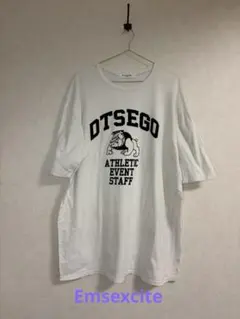 Emsexcite 半袖Tシャツ ホワイト ブルドッグロゴ Mのサムネイル