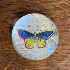 ジョンデリアン　蝶　ペーパーウエイト