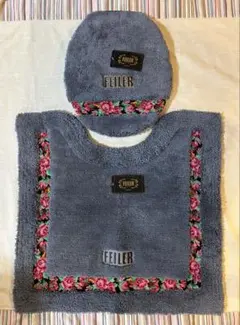 未使用フェイラートイレマット feiler（フェイラー） トイレマット 60×60cm FEILER レーシー