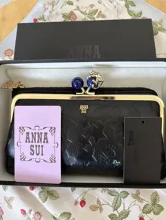ANNA SUI 長財布 星柄 猫モチーフ がま口のサムネイル