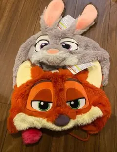 東京ディズニーランド　ズートピア　ニック　ジュディ　ファンキャップ　新品未使用品