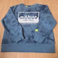 möbus トレーナー ブルー タイダイ柄