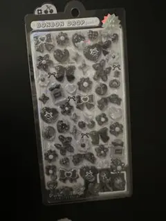ボンボンドロップシール　ブラックボンボン　リボン　クーリア　正規品