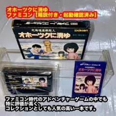 オホーツクに消ゆ　ファミコンソフト【箱説付き・起動確認済み】