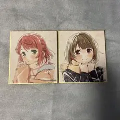 ラブライブ！虹ヶ咲学園 完結編 入場者特典 色紙 上原歩夢 中須かすみ