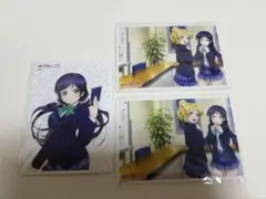 ラブライブ　μ's オンラインくじ　絢瀬絵里　東條希　ブロマイド