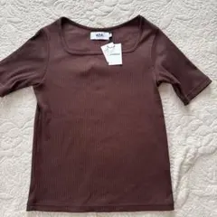 ★新品★AZUL BY MOUSSY リブ 半袖カットソーのサムネイル