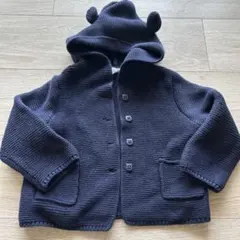【最終値下げ】【美品】babyGAP クマ耳カーディガン 12-18months