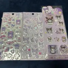 クロミ　ウォーターシール　ぷっくりシール 3シートセット