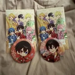 AMPTAK×COLORS 缶バッジ あっと 2個セット