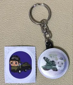 「自衛隊 キーホルダー」陸上自衛隊 イベント記念行事　キャラクターと車両のサムネイル