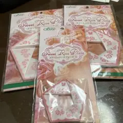 Clover Sweet Rose Plate 3個セット
