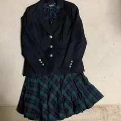 キッズ　ピンクラテ　ジャケット&スカート(リボン付き)