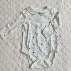 babyGAP　ハート柄　襟付きロンパース　6−12months