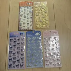 ぷくっとシール　サンリオ　6個セット