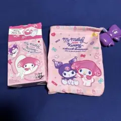 マック　ハッピーセット　マイメロ・クロミ　巾着