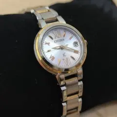 CITIZEN xC クロスシー シルバー×ピンクゴールド レディース腕時計